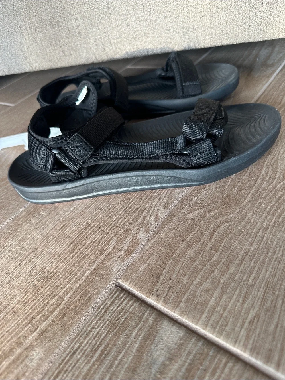 Target Black Adjustable Outdoor Sport Sandals NWT